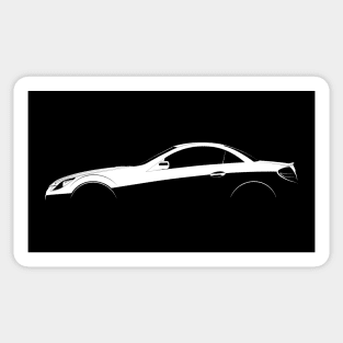 Mercedes-Benz SLK 55 AMG Black Series Silhouette Sticker